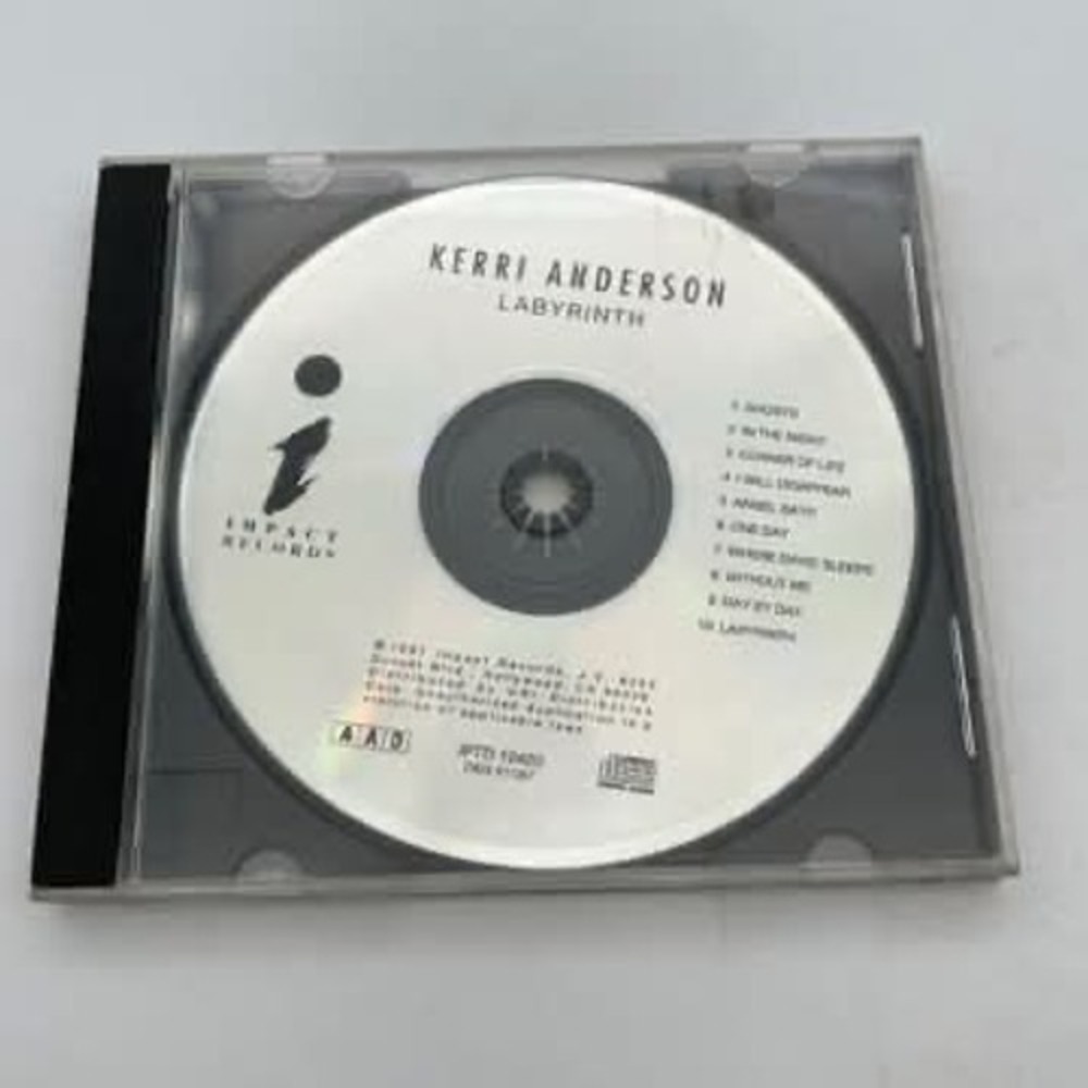 Kerri Anderson Labyrinth CD 1991 Impact Records IPTD-10420‎ Canadian Pop Rock
